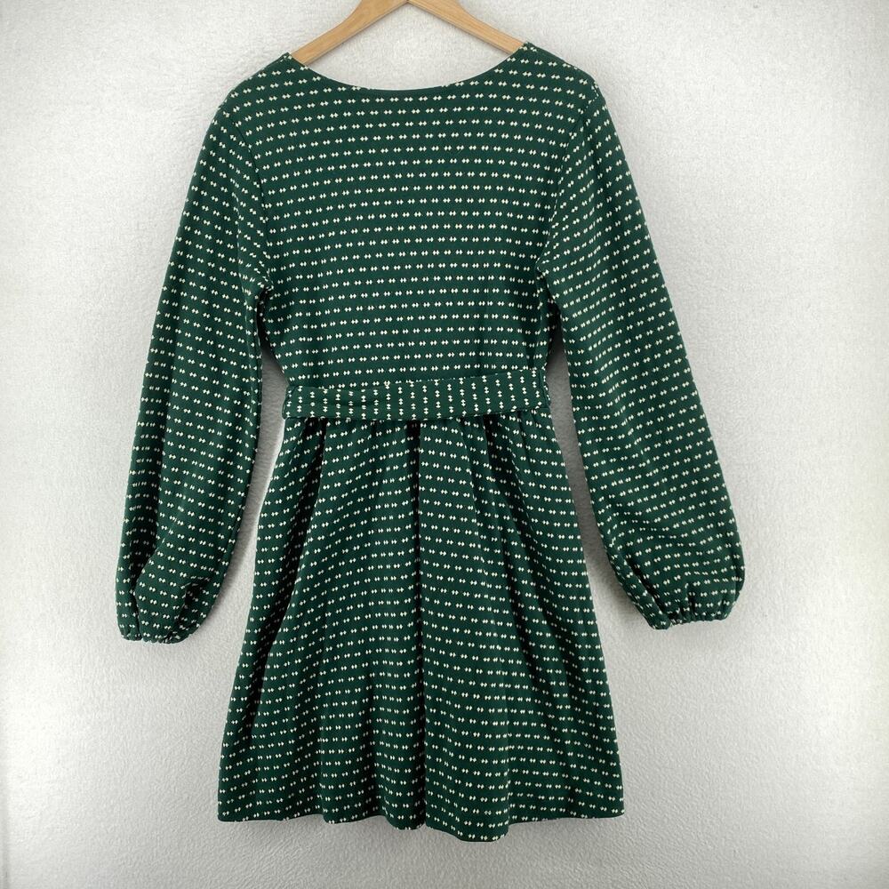 Maeve Green and White Mini Dress - Picture 15 of 15